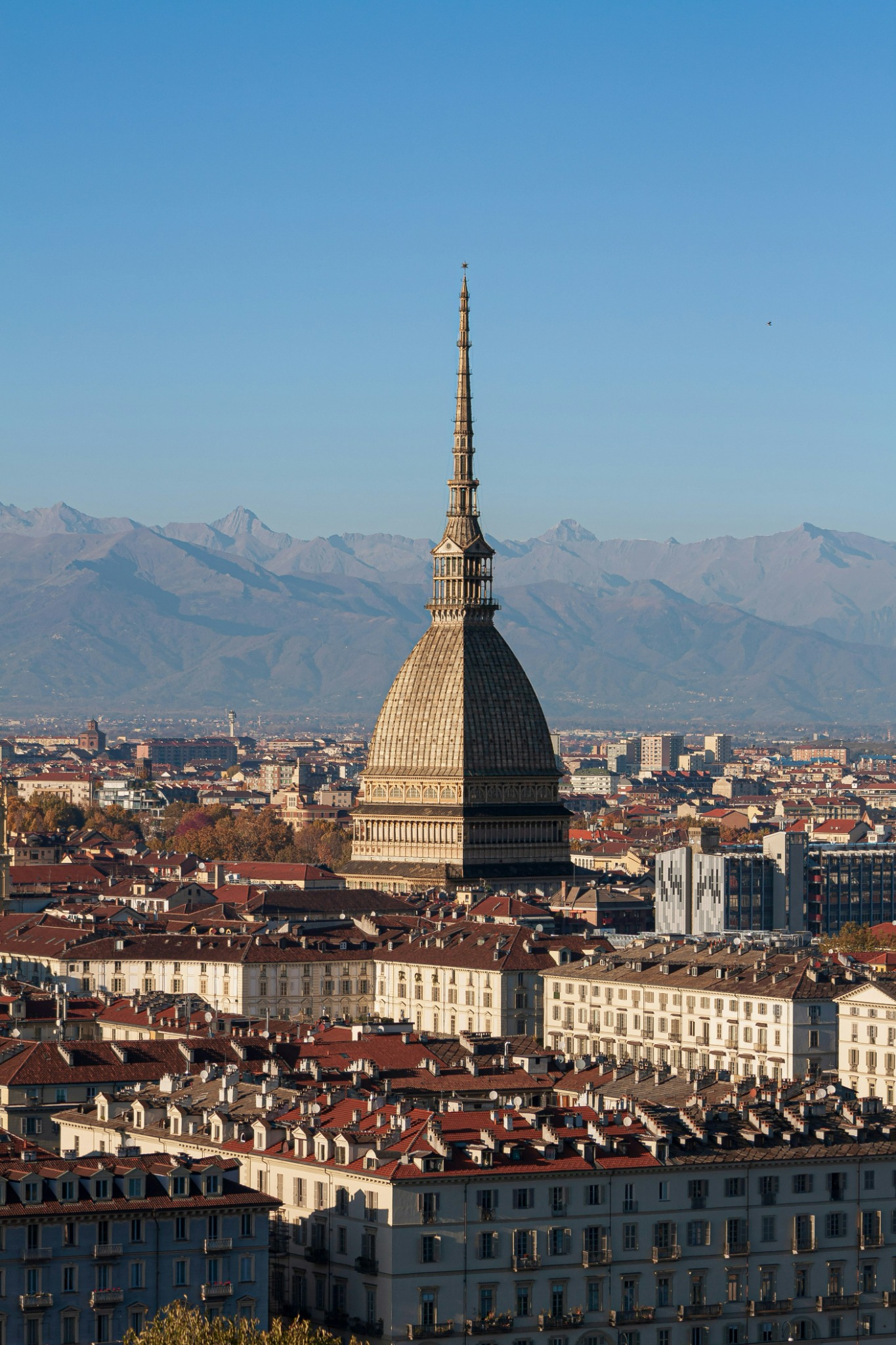 Torino, Mole Antonelliana e Alpi